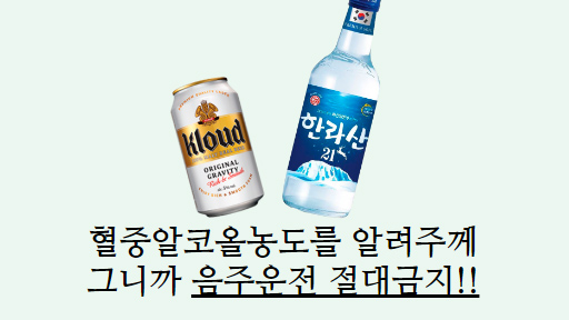 혈중 알콜농도 측정