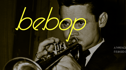나의 서체 'bebop'