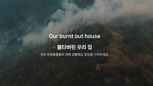 불타버린 우리집