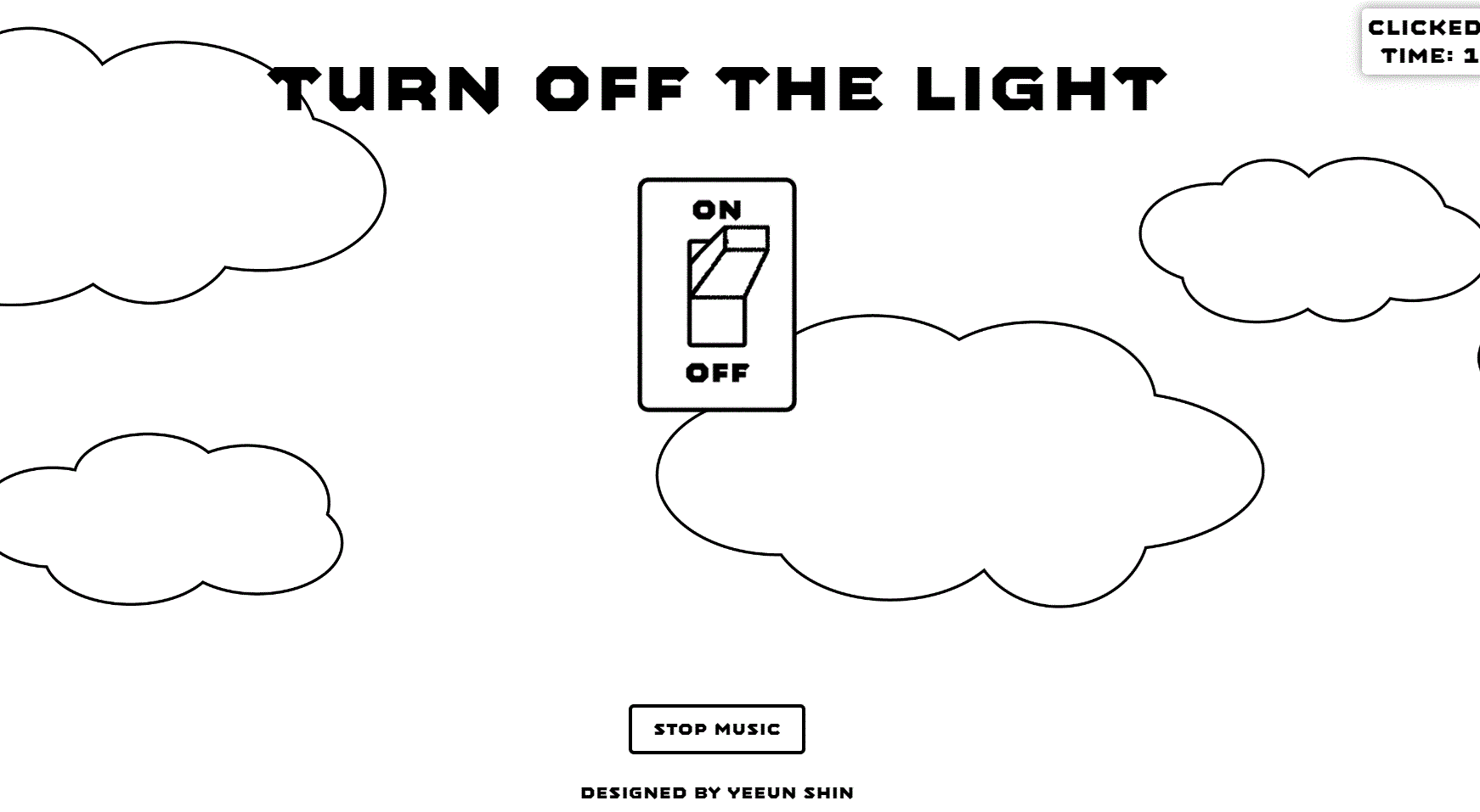 TURN OFF THE LIGHT